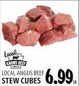 Local angus beef stew cubes