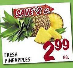 Karns Fresh pineapples offer