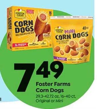 Save a Lot Foster farms corn dogs offer