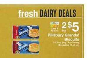 The Fresh Grocer Pillsbury grands! biscuits offer