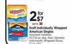 Tops Kraft individually wrapped american singles offer