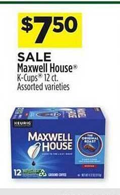Dollar General Maxwell house k-cups offer