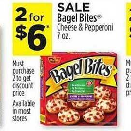 Dollar General Bagel bites offer