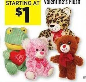 Dollar General Valentine's plush offer
