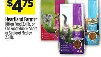 Dollar General Heartland farms kitten food offer