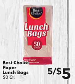 Best Choice Paper Lunch Bags