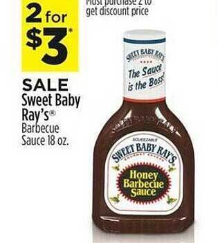 Dollar General Sweet baby ray's barbecue sauce offer