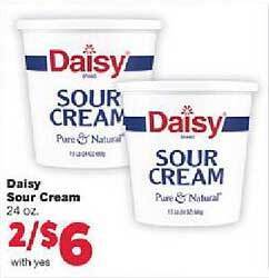 Family Fare Daisy sour cream offer