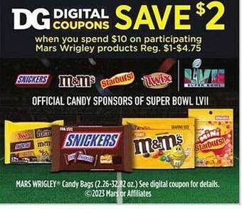 Dollar General Mars wrigley products offer