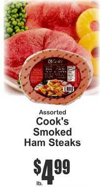 Key Food Cook's smoked ham steaks offer