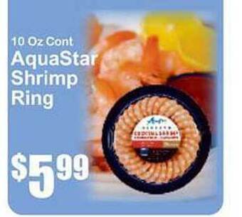 Key Food Aquastar shrimp ring offer