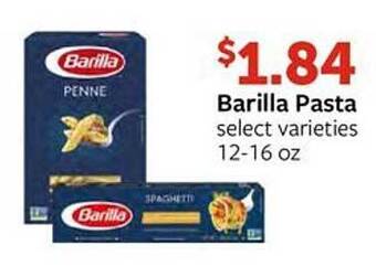 Fareway Barilla pasta offer