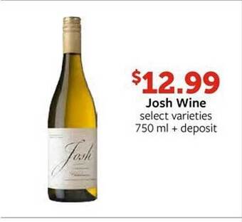 Fareway Josh wine offer