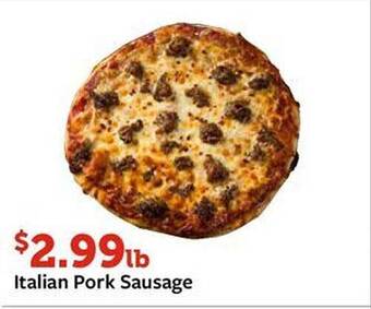 Fareway Italian pork sausage offer
