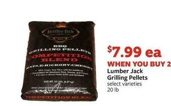Fareway Lumber jack grilling pellets offer