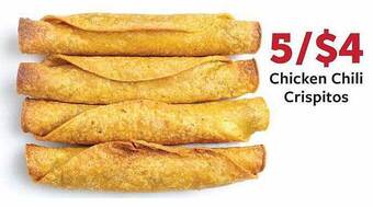 Fareway Chicken chili crispitos offer