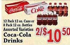 Food Depot Coca-cola drinks offer
