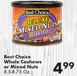 Fairplay Best Choice Whole Cashews or Mixed Nuts 8.5-8.75 oz offer