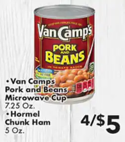 Fairplay Van Camps Pork And Beans Microwave Cup 7.25 oz offer