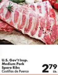Fairplay U.S. Gov't Insp. Medium Pork Spare Ribs offer