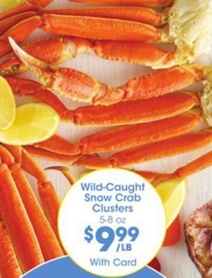 Kroger Wild-caught snow crab clusters offer