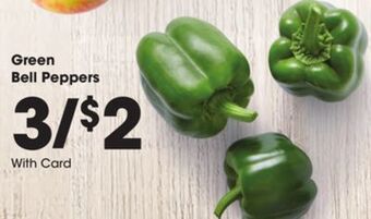 Kroger Green bell peppers offer