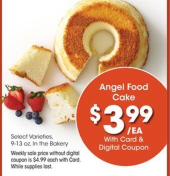 Kroger Angel food cake offer