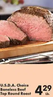 Fairplay U.S.D.A. Choice Boneless Beef Top Round Roast offer