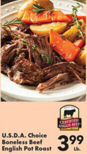 Fairplay U.S.D.A. Choice Boneless Beef English Pot Roast offer