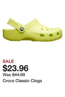 Dick's Sporting Goods Crocs classic clogs offer