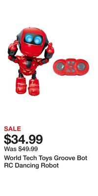 Kohl's World tech toys groove bot rc dancing robot offer