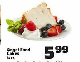 County Market Angel food cakes offer