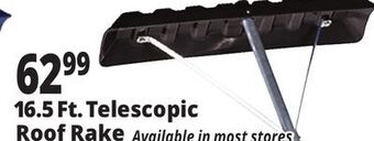 Ocean State Job Lot 16.5ft. telescopic roof rake offer