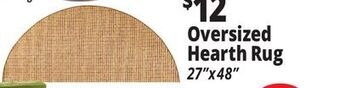 Ocean State Job Lot Oversized hearth rug offer