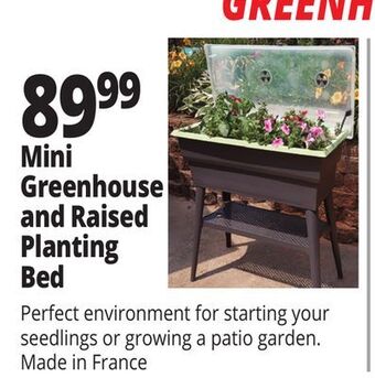 Ocean State Job Lot Mini greenhouse and raised planting bed offer