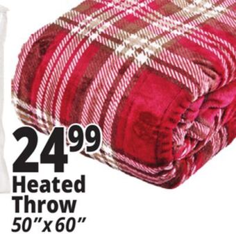 Ocean State Job Lot Heated throw offer