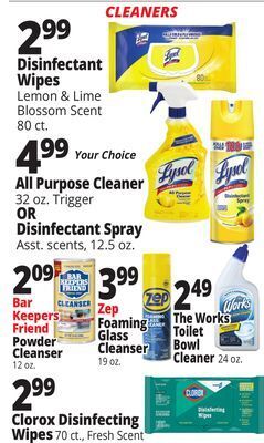 Ocean State Job Lot Cleaners offer