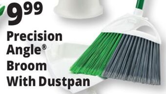 Ocean State Job Lot Precision angle® broom with dustpan offer
