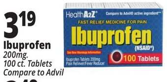 Ocean State Job Lot Ibuprofen offer