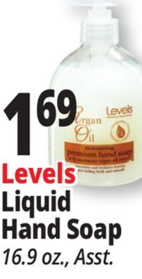 Ocean State Job Lot Levels liquid hand soap offer