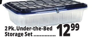Ocean State Job Lot 2pk. under-the-bed storage set offer
