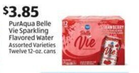 Aldi PurAqua Belle Vie Sparkling Flavored Water offer