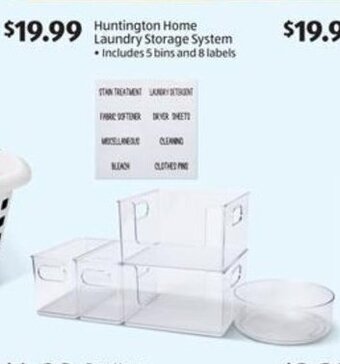 Aldi Huntington Home Laundry Storage System offer