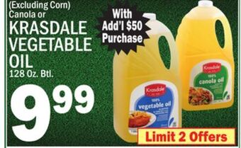 C Town Krasdale vegetable oil offer