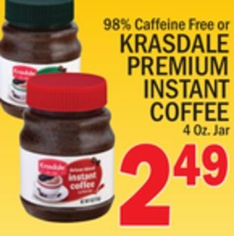 C Town Krasdale premium instant coffee offer