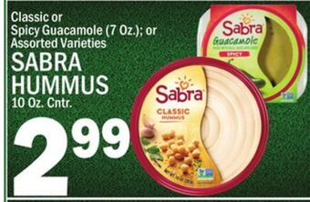C Town Sabra hummus 10 oz. cntr offer