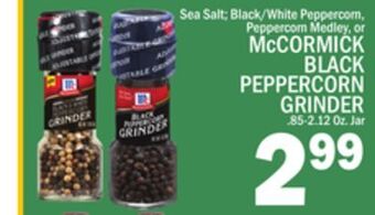 C Town Mccormick black peppercorn grinder offer