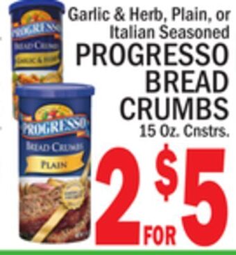 C Town Progresso bread crumbs offer