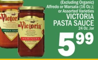 C Town Victoria pasta sauce 24 oz. jar offer