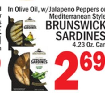 C Town Brunswick sardines offer